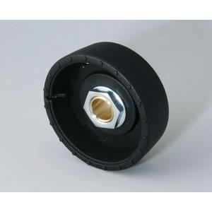 OKW STAR-KNOB 33x14, nero, 6 mm shaft