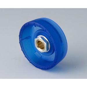 OKW STAR-KNOB 33x14, sapphire, 6 mm shaft