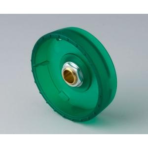 OKW STAR-KNOB 41x14, emerald, 6 mm shaft