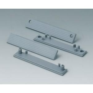 Set of cover strips 80, silver grey