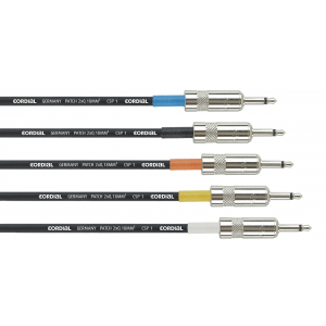 Cordial analogiset syntikkakaapelit 3,5 mm miniplugeilla