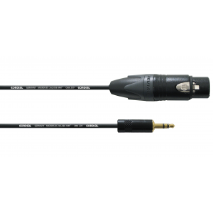 PRO-kaapeli, 3,5 mm st / XLR-naaras, 3 m