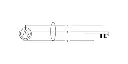 Cordial CIM FV SILVER LINE XLR-naaras/6,3 mm stereoplugi kaapeli