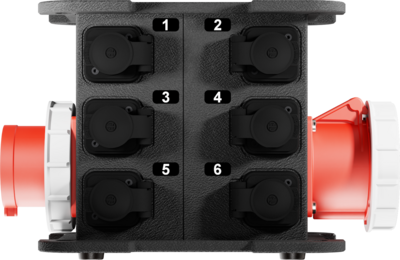 Contrik Power Turtle XO CEE32 IN/OUT - 6x TRUE1 OUT