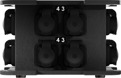 Contrik Power Turtle XO Socapex 419 IN - 12x TRUE1 OUT