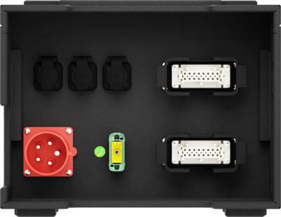 Contrik Power Container Xtreme Outdoor CEE32A IN - 2x E16 + 1x cPot OUT