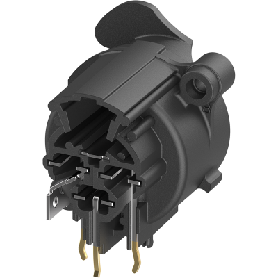 Neutrik NC3FAH1-DAE XLR-runkonaaras piirikortille