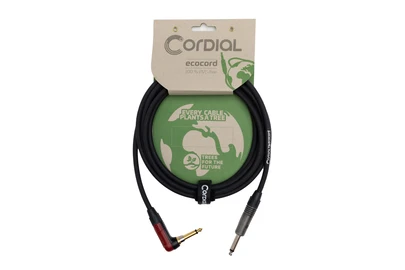 Cordial ECOCORD PR-SILENT instrumenttikaapeli silentPLUG® kulma