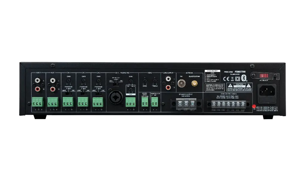 Fonestar PA multi-zone amplifier 240W