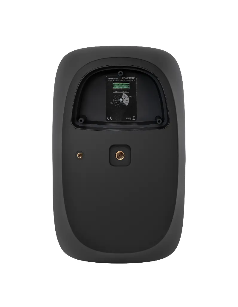 Fonestar 8" pinta-asennuskaiutin 100 V muuntajalla, musta