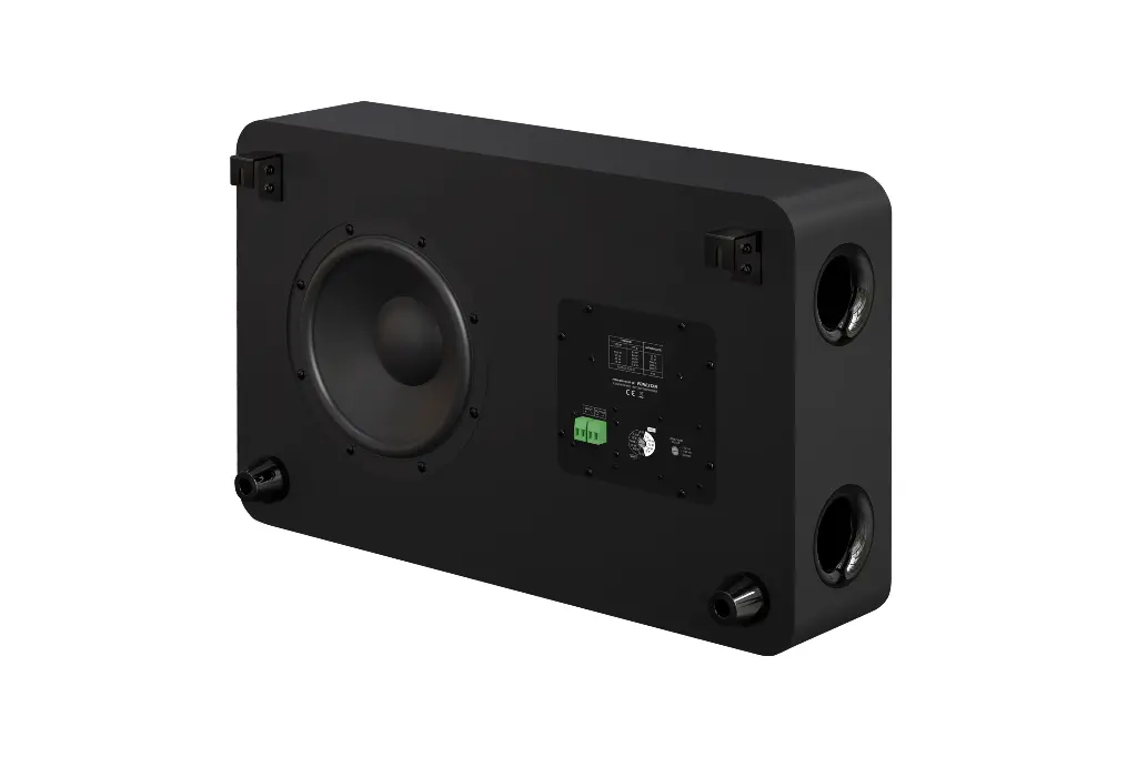 Fonestar 8" subwoofer 100 V muuntajalla, musta
