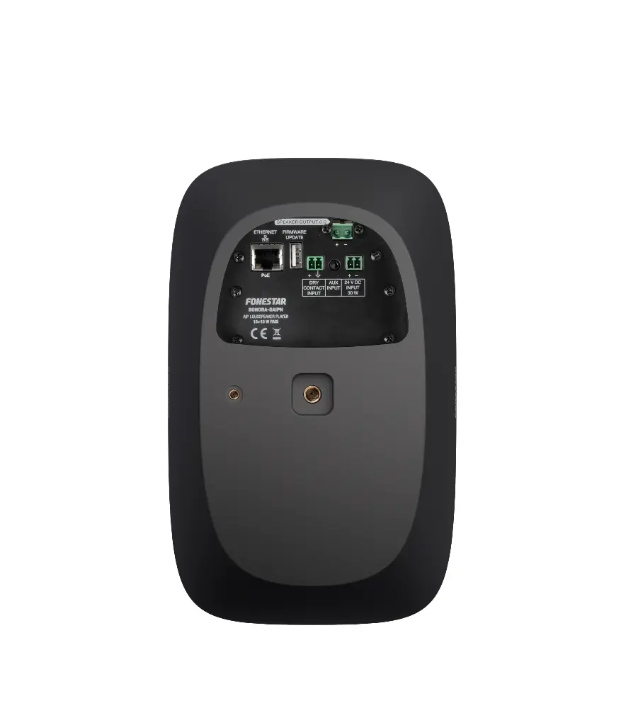 Fonestar 5" PoE aktiivinen IP-kaiutin, musta