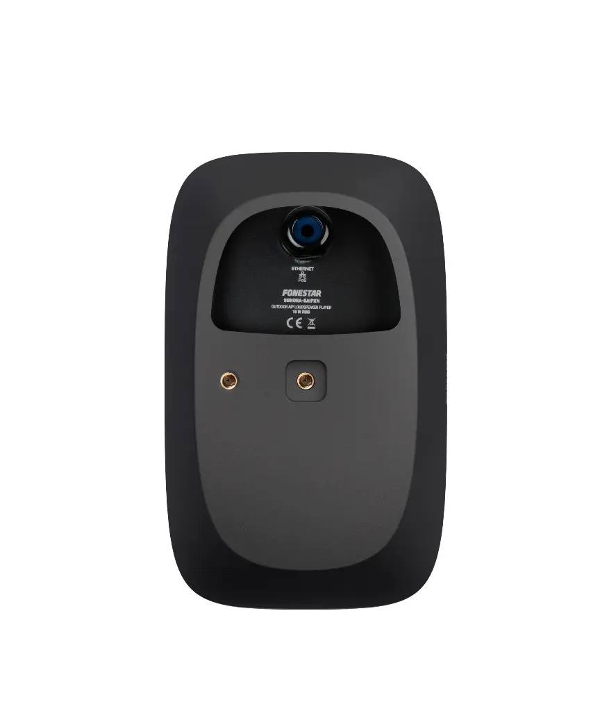 Fonestar 5" PoE aktiivi IP-kaiutin, musta, IP66