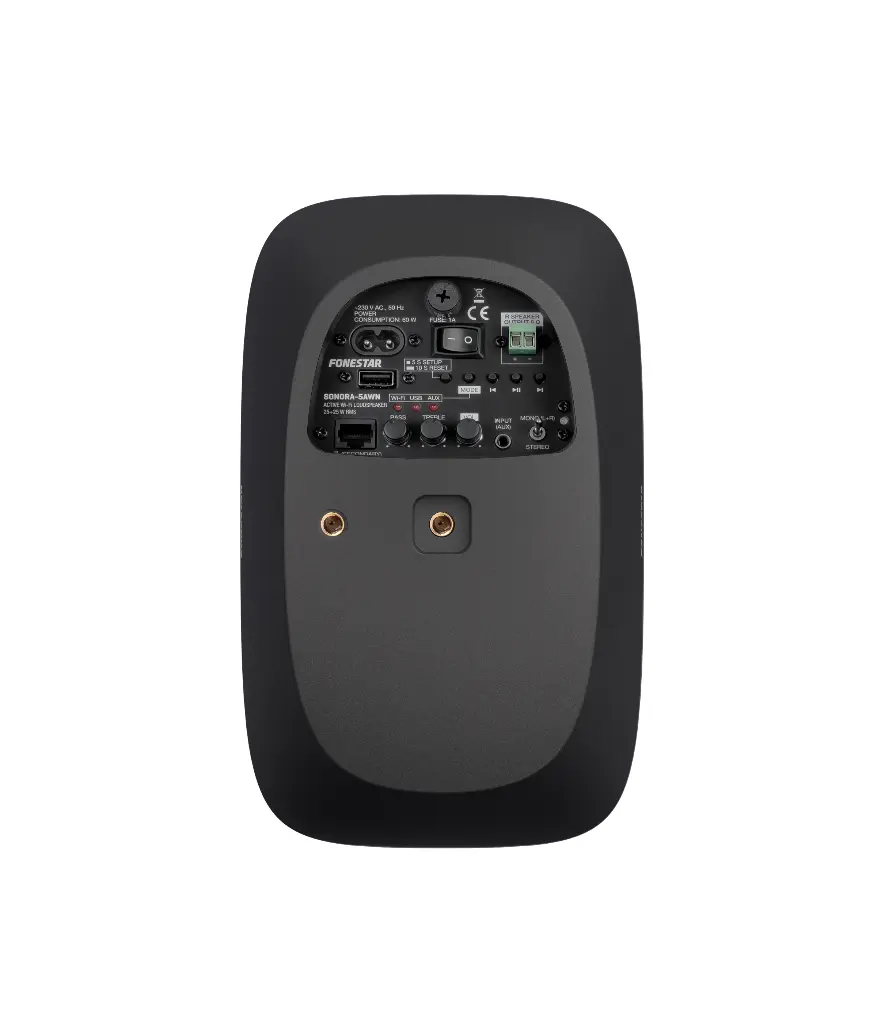 Fonestar 5" aktiivi Wi-Fi kaiutin, musta