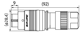 Canare MDM-V4C25HW 4K-DIN 4-napainen coax urosliitin