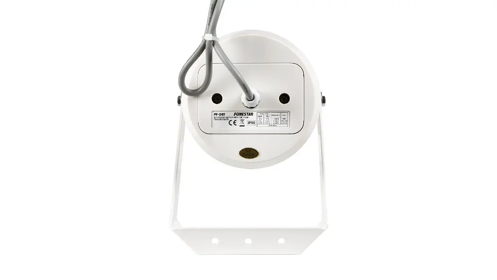 Fonestar 10 W kuulutuskaiutin 100 V muuntajalla, IP55