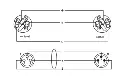 Cordial CPH DMX 1 PWR 1 DMX3 / powerCON® hybridikaapeli