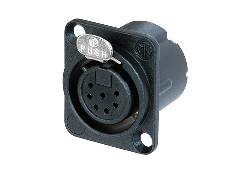 Neutrik NC7FD-LX-B XLR-runkonaaras