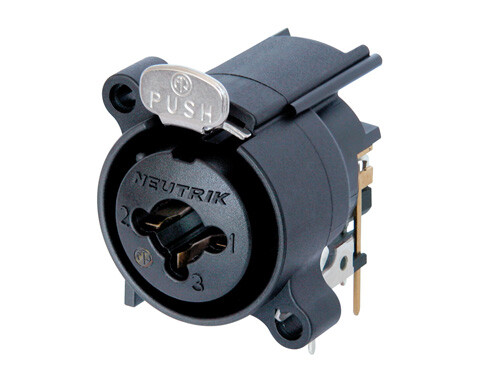 Neutrik NCJ6FA-H XLR/6,3 mm stereo combo PCB:lle