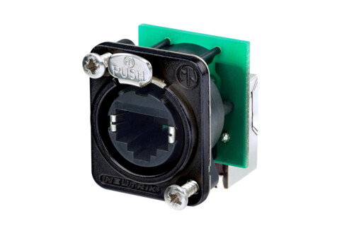 Neutrik NE8FDP-R-B etherCON CAT5e kulmaläpivienti