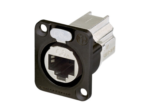 Neutrik NE8FDX-P6-B etherCON CAT6A läpivienti