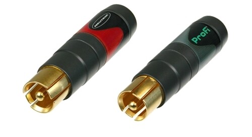 Neutrik NF2C-B/2 PRO RCA-johtoliitinpari