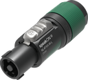 Neutrik NL4FXX-W-L 4-nap. speakON johtoliitin