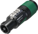 Neutrik NL4FXX-W-S 4 pole speakON cable connector