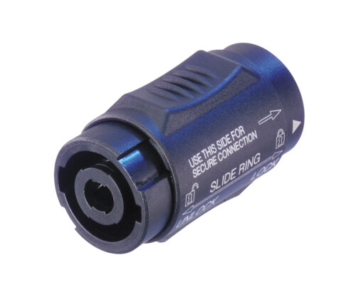 Neutrik NL4MMX 4-nap. speakON jatkoadapteri