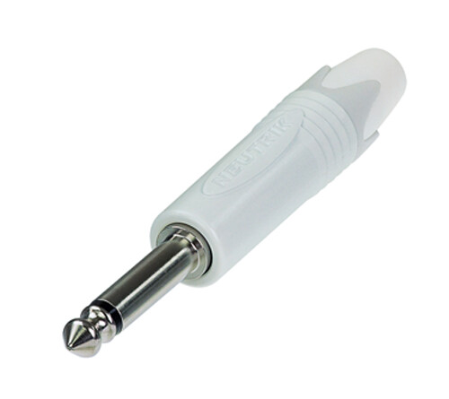 Neutrik NP2X-WT 6,3 mm monoplugi