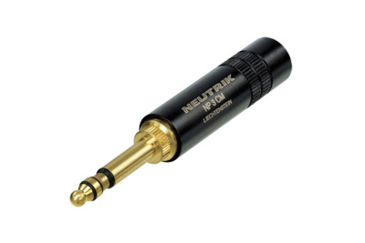 Neutrik NP3CM-B 0,206" MIL-plugi