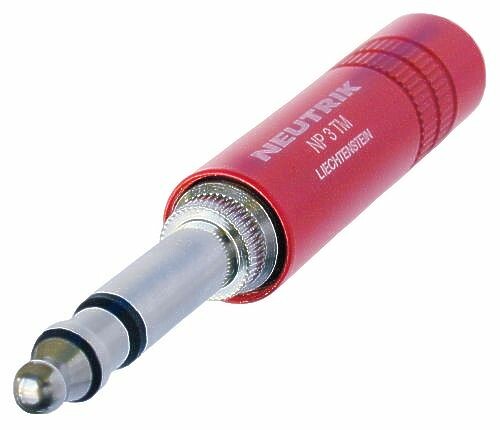 Neutrik NP3TM-R 1/4" MIL-plugi
