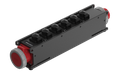 Contrik Power Strip XO CEE16A IN/OUT - 6x TRUE1 TOP OUT