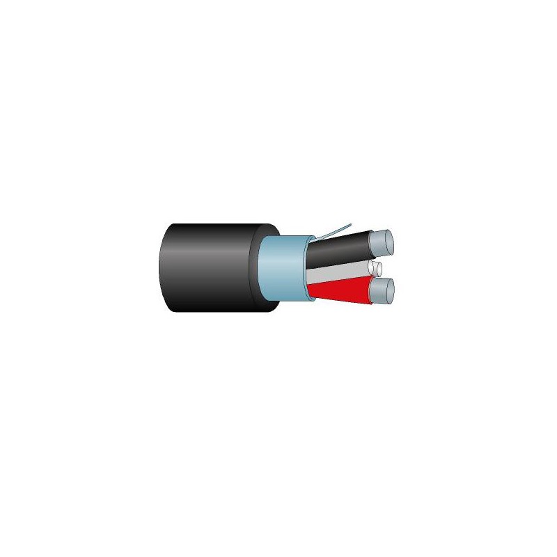 Percon speaker cable 2x4,0 mm² Cca, 100 m reel