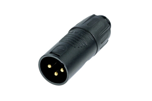 Rean RA3MT-B adapteri mini-XLR-3M/XLR-3M
