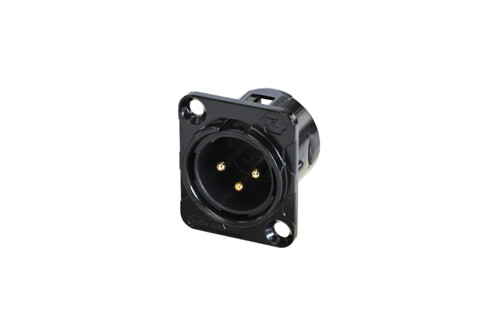 Rean RC3MDL-B 3-napainen XLR-runkouros