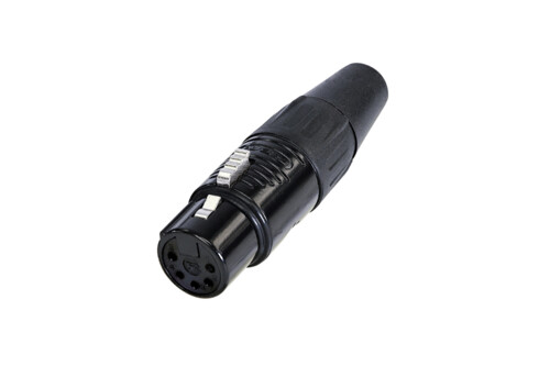 Rean RC5F-B 5-napainen XLR-johtonaaras