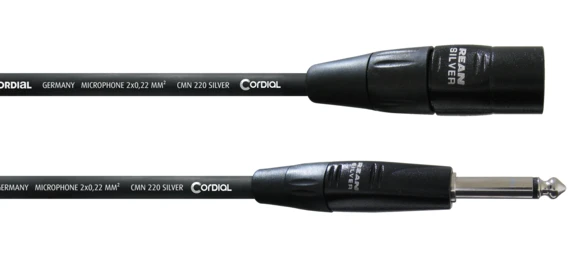 Cordial CIM MP SILVER LINE XLR-uros/monoplugi kaapeli