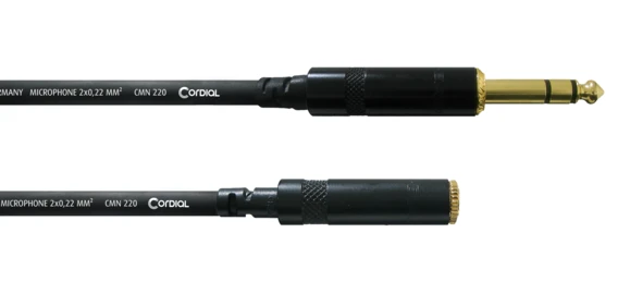 Cordial CFM VY 6,3 mm plugi / 3,5 mm jakki adapterikaapeli