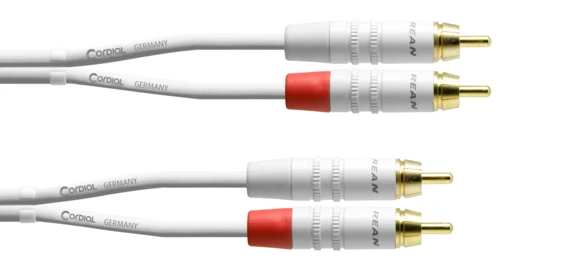 Cordial CFU CC-SNOW RCA / RCA stereokaapeli
