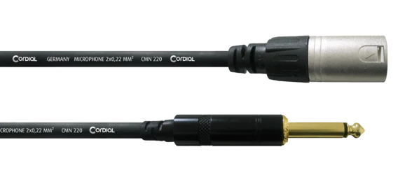 Cordial CCM MP XLR-uros/monoplugi mikrofonikaapeli