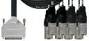 Cordial CCFD DMT Tascam DSUB25 / XLR-uros multicore kaapeli