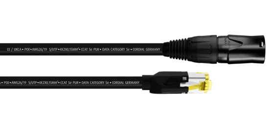 Cordial CSE NH CAT5e PUR S/UTP etherCON/RJ45 kaapeli