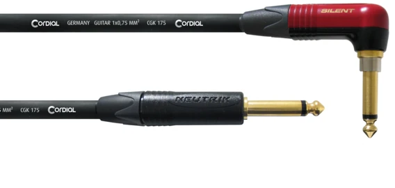 Cordial CSI RP-SILENT kulma silentPLUG® instrumenttikaapeli