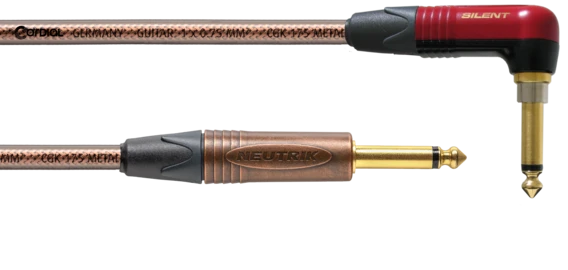 Cordial CSI RP-METAL-SILENT kulma silentPLUG® instrumenttikaapeli
