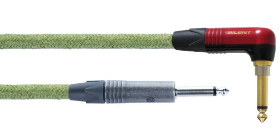 Cordial ECOHEMP PR-SILENT instrumenttikaapeli silentPLUG® kulma