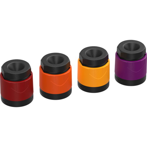 Neutrik XXS speakON värikoodausperä NL4FXX-W-S ja NL2FXX-W-S