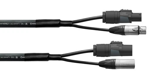 Cordial CPH DMX 1-5 PWR 1-25 TRUE1 DMX5 / powerCON® 2.50 mm² hybridikaapeli
