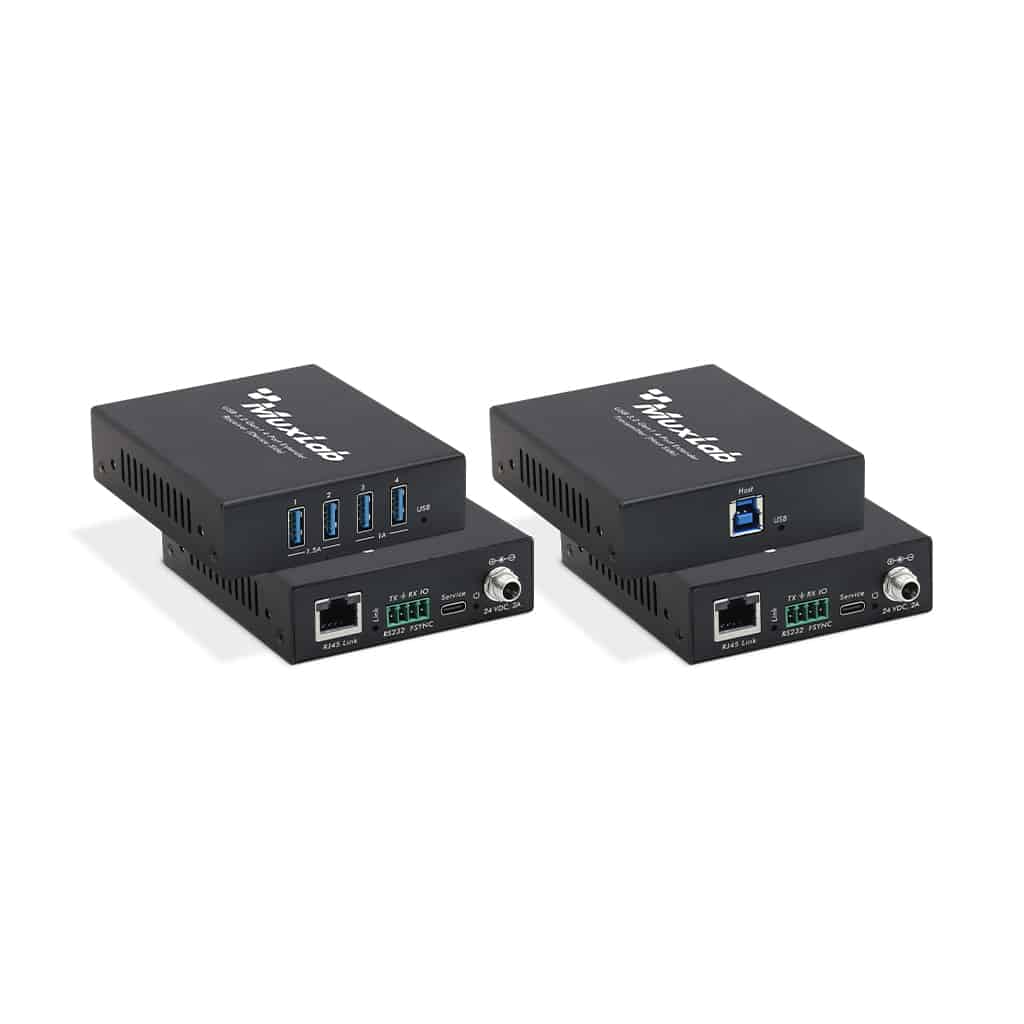 MuxLab 500530 USB 3.2 Gen1 4-Port Extender Kit, 100m