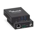 MuxLab 500534 USB-C 3.2 Gen1 4-Port Extender Kit, 100m